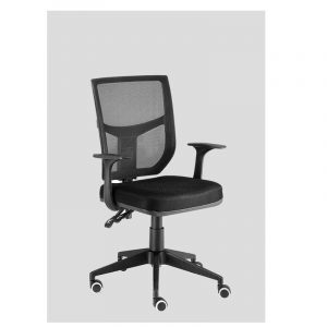 SILLA ROMA GIRATORIA NEGRA